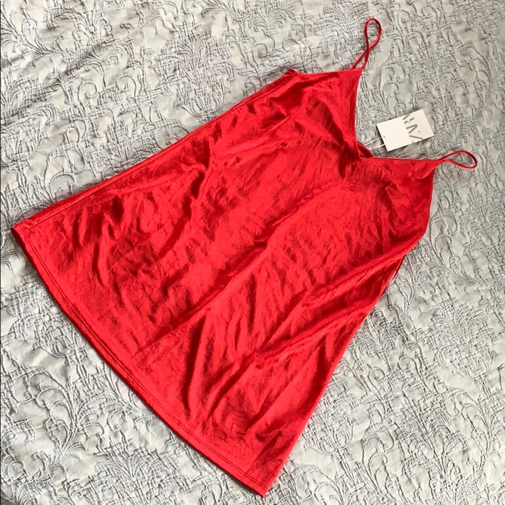 Red dress Zara